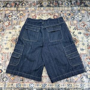 Vintage Champs Sports Denim Cargo Shorts Size 34 – Y2K Skater Streetwear